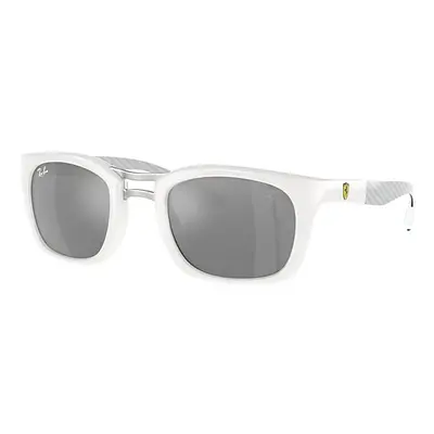 Ray-Ban Sunglasses Unisex Rb8362m Scuderia Ferrari Collection - Light Carbon Frame Silver Lenses