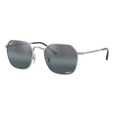 Ray-Ban Sunglasses Unisex Jim - Silver Frame Silver Lenses Polarized 55-20