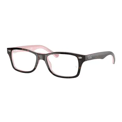 Ray-Ban Eyeglasses Children Rb1531 Optics Kids - Havana On Opal Pink Frame Clear Lenses 48-16