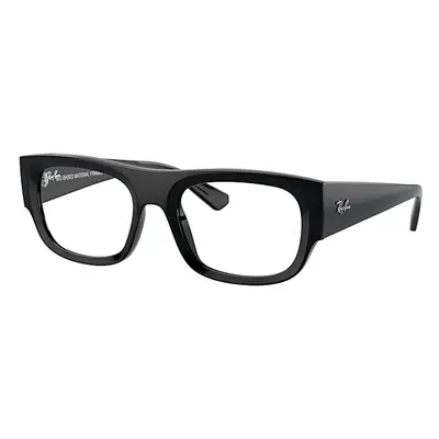 Ray-Ban Eyeglasses Unisex Kristin Optics Bio-based - Black Frame Clear Lenses Polarized 52-20