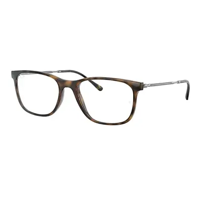 Ray-Ban Eyeglasses Unisex Rb7244 Optics - Gunmetal Frame Clear Lenses Polarized 51-18