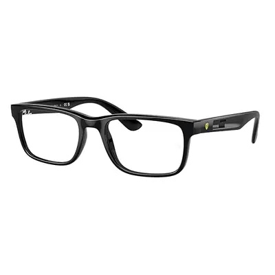 Ray-Ban Eyeglasses Unisex Rb7232m Optics Scuderia Ferrari Collection - Black Frame Demo Lens Len