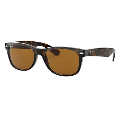 Ray-Ban Sunglasses Unisex New Wayfarer Classic - Light Havana Frame Brown Lenses 52-18