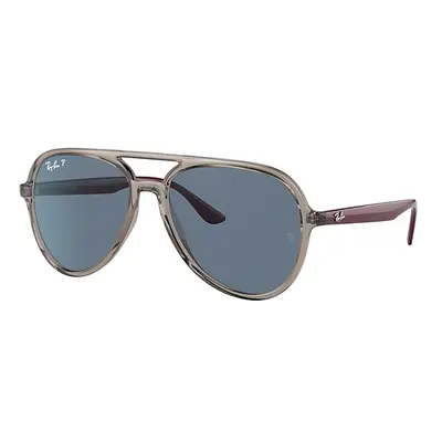 Ray-Ban Sunglasses Unisex Rb4376 - Bordeaux Frame Blue Lenses Polarized 57-16