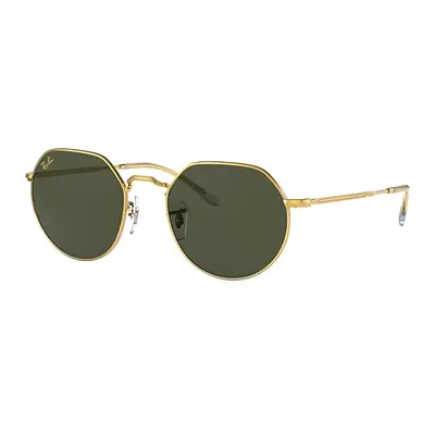 Ray-Ban Sunglasses Unisex Jack - Gold Frame Green Lenses 55-20