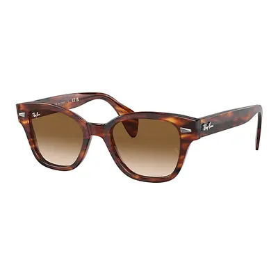 Ray-Ban Sunglasses Unisex Rb0880s - Striped Havana Frame Brown Lenses 52-19