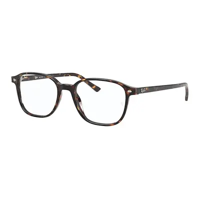 Ray-Ban Eyeglasses Unisex Leonard Optics - Havana Frame Clear Lenses Polarized 51-17