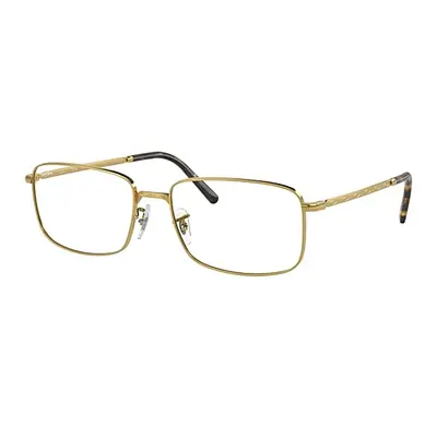 Ray-Ban Eyeglasses Unisex Rb3717 Optics - Gold Frame Clear Lenses Polarized 54-18