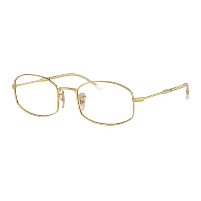 Ray-Ban Eyeglasses Unisex Rb6510 Optics - Arista Gold Frame Clear Lenses Polarized 50-20