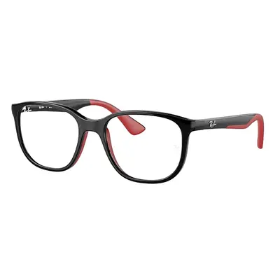 Ray-Ban Eyeglasses Children Rb9078v Optics Kids Bio-based - Black On Red Frame Clear Lenses Pola