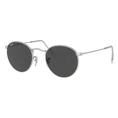 Ray-Ban Sunglasses Man Round Metal Legend Gold - Silver Frame Grey Lenses 50-21