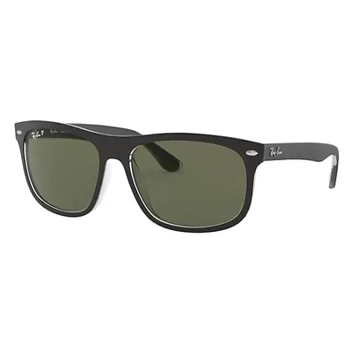 Ray-Ban Sunglasses Man Rb4226 - Black On Transparent Frame Green Lenses Polarized 56-16