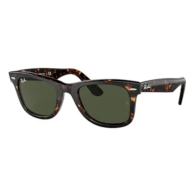 Ray-Ban Sunglasses Unisex Original Wayfarer Bio-based - Havana Frame Green Lenses 50-22