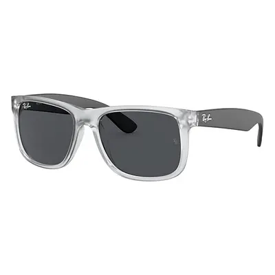 Ray-Ban Sunglasses Man Justin Color Mix - Transparent Frame Grey Lenses 54-16