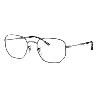 Ray-Ban Eyeglasses Unisex Rb6496 Optics - Gunmetal Frame Clear Lenses Polarized 51-20