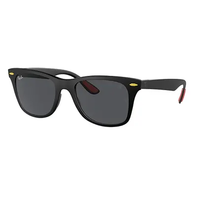 Ray-Ban Sunglasses Man Rb4195m Scuderia Ferrari Spain Ltd - Black Frame Grey Lenses 52-20