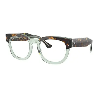 Ray-Ban Eyeglasses Unisex Mega Hawkeye Optics - Havana On Transparent Green Frame Demo Lens Lens