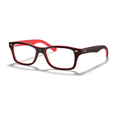 Ray-Ban Eyeglasses Children Rb1531 Optics Kids - Brown On Transparent Rose Frame Clear Lenses Po