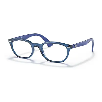 Ray-Ban Eyeglasses Children Rb1599 Optics Kids - Blue Frame Clear Lenses Polarized 46-18