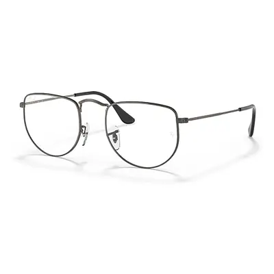 Ray-Ban Eyeglasses Unisex Elon Optics - Gunmetal Frame Clear Lenses 47-20