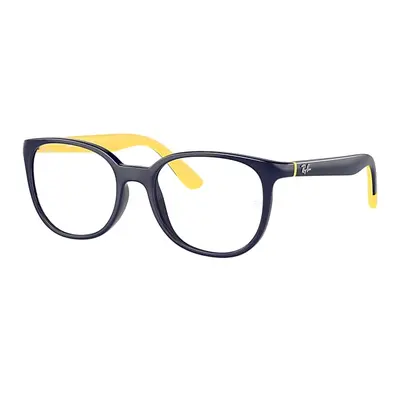 Ray-Ban Eyeglasses Children Rb1631 Optics Kids Bio-based - Dark Blue On Yellow Frame Clear Lense