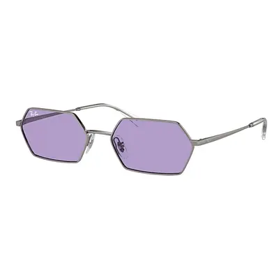 Ray-Ban Sunglasses Unisex Yevi Bio-based - Gunmetal Frame Violet Lenses 58-18