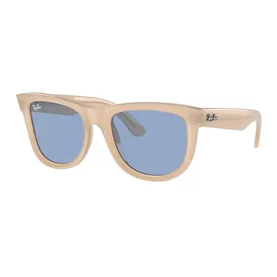 Ray-Ban Sunglasses Unisex Wayfarer Reverse - Opal Beige & Honey Frame Blue Lenses 53-20