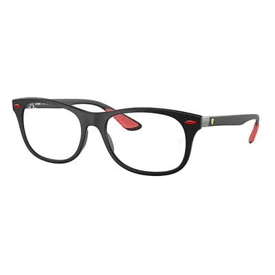 Ray-Ban Eyeglasses Unisex Rb7307m Optics Scuderia Ferrari Collection - Black Frame Clear Lenses 