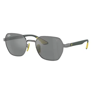 Ray-Ban Sunglasses Unisex Rb3794m Scuderia Ferrari Collection - Green Frame Grey Lenses 54-20