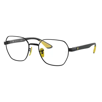 Ray-Ban Eyeglasses Unisex Rb6594m Optics Scuderia Ferrari Collection - Black Frame Clear Lenses 