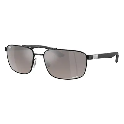 Ray-Ban Sunglasses Unisex Rb3737 Chromance - Black Frame Grey Lenses Polarized 60-18