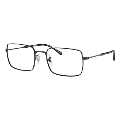 Ray-Ban Eyeglasses Unisex Rb6520 Optics - Black Frame Clear Lenses Polarized 53-20