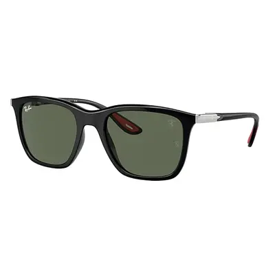 Ray-Ban Sunglasses Unisex Rb4433m Scuderia Ferrari Collection - Black Frame Green Lenses 54-20