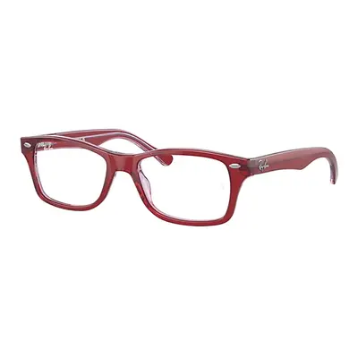 Ray-Ban Eyeglasses Children Rb1531 Optics Kids - Top Red & Orange & Light Purple Frame Clear Len