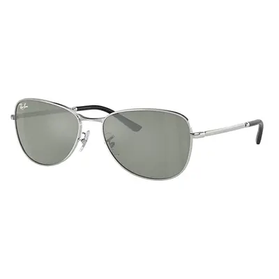 Ray-Ban Sunglasses Unisex Rb3733 - Silver Frame Green Lenses 56-17