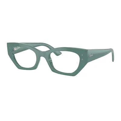 Ray-Ban Eyeglasses Unisex Zena Optics Bio-based - Algae Green Frame Clear Lenses Polarized 52-22