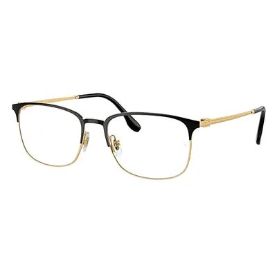 Ray-Ban Eyeglasses Unisex Rb6494 Optics - Gold Frame Clear Lenses Polarized 56-18