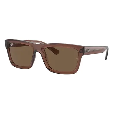 Ray-Ban Sunglasses Unisex Warren Bio-based - Transparent Brown Frame Brown Lenses 54-20