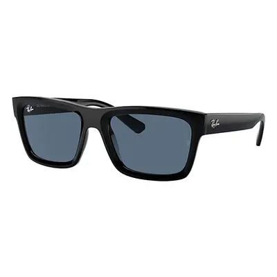 Ray-Ban Sunglasses Unisex Warren Bio-based - Black Frame Blue Lenses 57-20