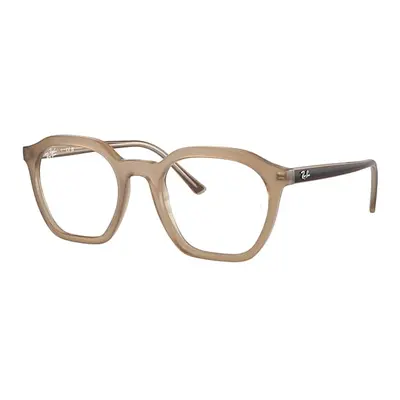 Ray-Ban Eyeglasses Unisex Alice Optics - Brown On Tortledove Frame Clear Lenses Polarized 52-21