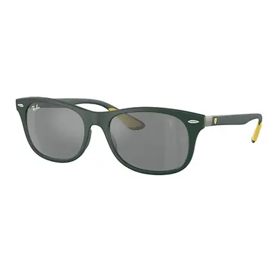 Ray-Ban Sunglasses Unisex Rb4607m Scuderia Ferrari Collection - Green Frame Grey Lenses 55-17