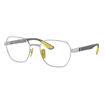 Ray-Ban Eyeglasses Unisex Rb6594m Optics Scuderia Ferrari Collection - Grey Frame Clear Lenses P