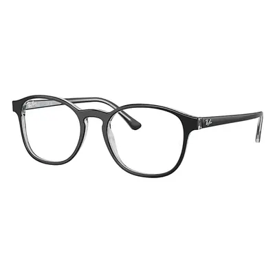 Ray-Ban Eyeglasses Unisex Rb5417 Optics - Dark Grey On Transparent Grey Frame Clear Lenses Polar