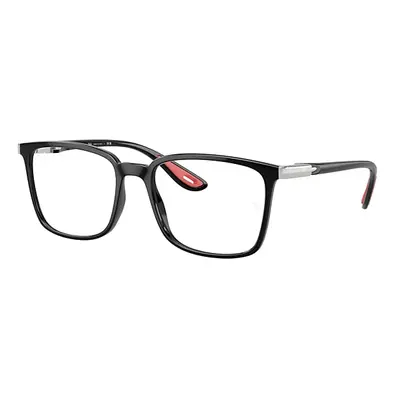 Ray-Ban Eyeglasses Unisex Rb7240m Optics Scuderia Ferrari Collection - Black Frame Clear Lenses 