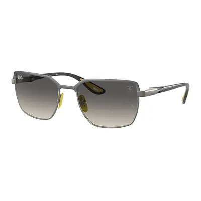 Ray-Ban Sunglasses Unisex Rb3743m Scuderia Ferrari Collection - Grey Frame Grey Lenses 58-19