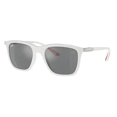 Ray-Ban Sunglasses Unisex Rb4433m Scuderia Ferrari Collection - White Frame Grey Lenses 54-20