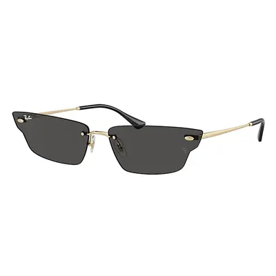 Ray-Ban Sunglasses Unisex Anh Bio-based - Light Gold Frame Grey Lenses 63-15