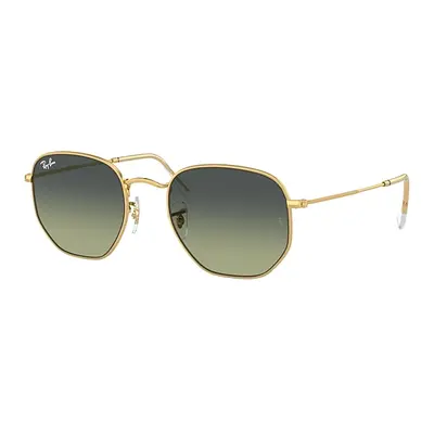 Ray-Ban Sunglasses Unisex Hexagonal - Arista Gold Frame Green Lenses 54-21