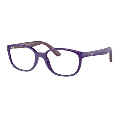 Ray-Ban Eyeglasses Children Rb1632 Optics Kids Bio-based - Violet On Bordeaux Frame Clear Lenses