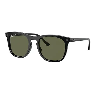 Ray-Ban Sunglasses Unisex Rb2210 - Black Frame Green Lenses Polarized 53-21